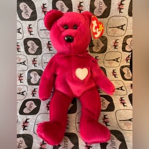 Original Retired Valentina The Bear Ty Beanie Baby 1998 Collectible